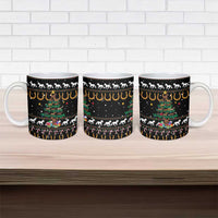 Horse Christmas Tree Christmas Design Ceramic Mug Xmas Holiday Patterns - Wonder Print Shop