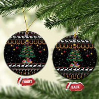 Horse Christmas Tree Christmas Design Ceramic Ornament Xmas Holiday Patterns - Wonder Print Shop
