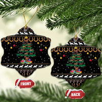Horse Christmas Tree Christmas Design Ceramic Ornament Xmas Holiday Patterns - Wonder Print Shop