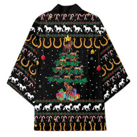 Horse Christmas Tree Christmas Design Kimono Xmas Holiday Patterns - Wonder Print Shop