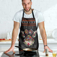 Cat And Books Christmas Apron Xmas Holiday Patterns - Wonder Print Shop