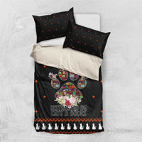 Cat And Books Christmas Bedding Set Xmas Holiday Patterns - Wonder Print Shop