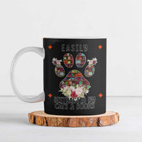 Cat And Books Christmas Ceramic Mug Xmas Holiday Patterns - Wonder Print Shop