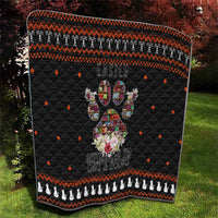 Cat And Books Christmas Quilt Xmas Holiday Patterns - Wonder Print Shop