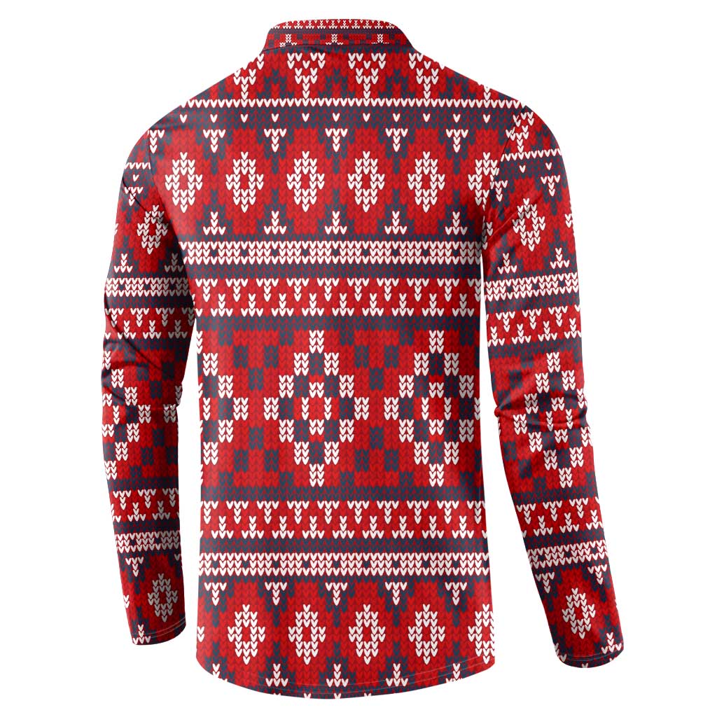 Cat Be Kind Christmas Button Sweatshirt Xmas Holiday Patterns - Wonder Print Shop
