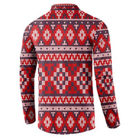 Cat Be Kind Christmas Button Sweatshirt Xmas Holiday Patterns - Wonder Print Shop