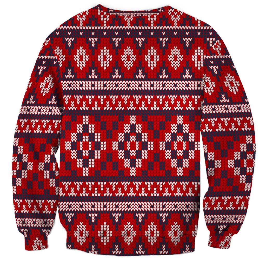 Cat Be Kind Christmas Sweatshirt Xmas Holiday Patterns - Wonder Print Shop