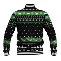 Cat Be Nice Christmas Baseball Jacket Xmas Holiday Patterns - Wonder Print Shop