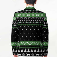 Cat Be Nice Christmas Blazer Xmas Holiday Patterns - Wonder Print Shop