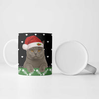 Cat Be Nice Christmas Ceramic Mug Xmas Holiday Patterns - Wonder Print Shop