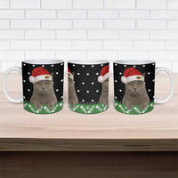 Cat Be Nice Christmas Ceramic Mug Xmas Holiday Patterns - Wonder Print Shop