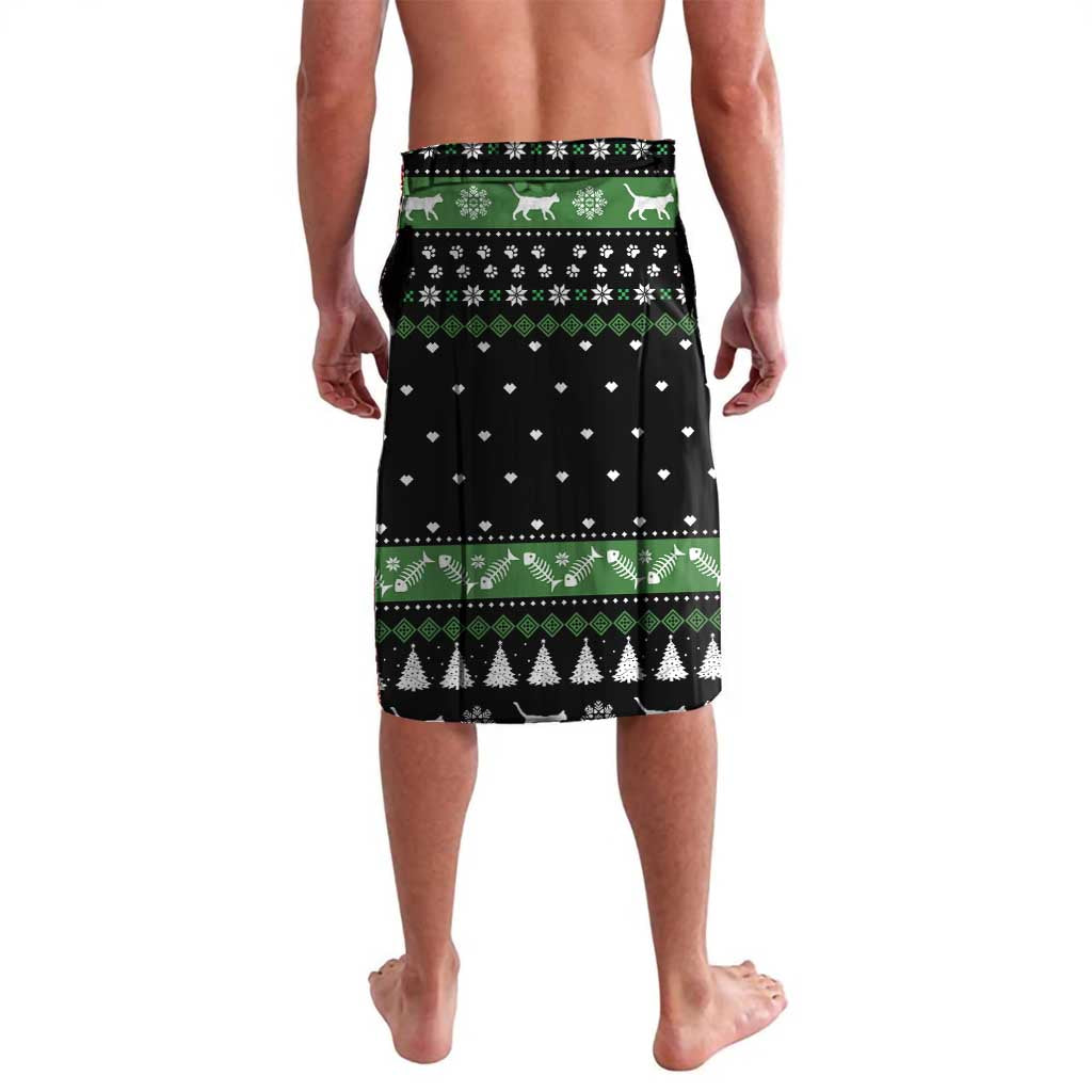 Cat Be Nice Christmas Lavalava Xmas Holiday Patterns - Wonder Print Shop