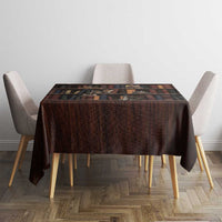 Cat Bookcase Christmas Tablecloth Xmas Holiday Patterns - Wonder Print Shop