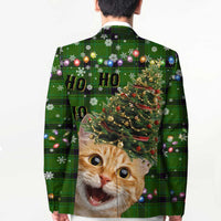 Cat Christmas Tree Blazer Xmas Holiday Patterns - Wonder Print Shop