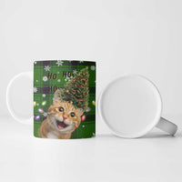 Cat Christmas Tree Ceramic Mug Xmas Holiday Patterns - Wonder Print Shop