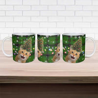 Cat Christmas Tree Ceramic Mug Xmas Holiday Patterns - Wonder Print Shop