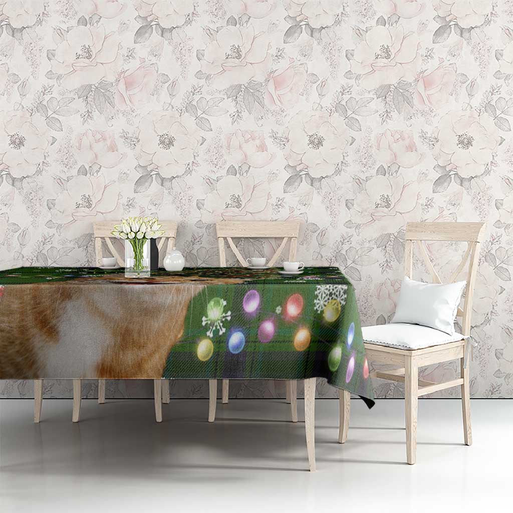 Cat Christmas Tree Tablecloth Xmas Holiday Patterns - Wonder Print Shop