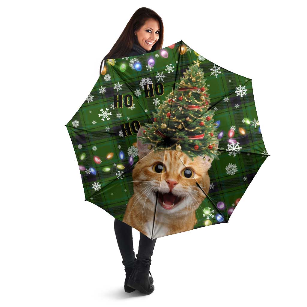 Cat Christmas Tree Umbrella Xmas Holiday Patterns - Wonder Print Shop