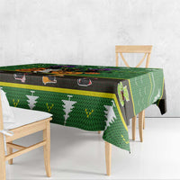 Cat Cute Witcher Noel Christmas Tablecloth Xmas Holiday Patterns - Wonder Print Shop
