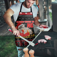 Cat Dashing Through The No Christmas Apron Xmas Holiday Patterns - Wonder Print Shop
