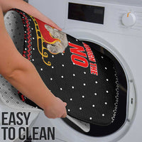 Cat Dashing Through The No Christmas Bathroom Set Xmas Holiday Patterns - Wonder Print Shop
