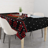 Cat Dashing Through The No Christmas Tablecloth Xmas Holiday Patterns - Wonder Print Shop