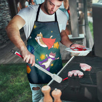 Cat Galaxy Christmas Apron Xmas Holiday Patterns - Wonder Print Shop