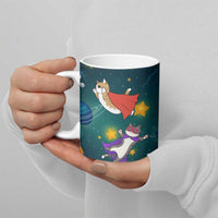 Cat Galaxy Christmas Ceramic Mug Xmas Holiday Patterns - Wonder Print Shop