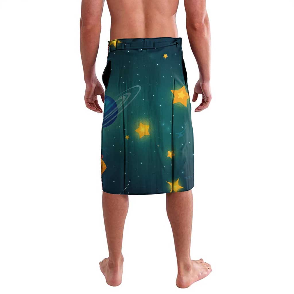 Cat Galaxy Christmas Lavalava Xmas Holiday Patterns - Wonder Print Shop