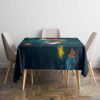 Cat Galaxy Christmas Tablecloth Xmas Holiday Patterns - Wonder Print Shop