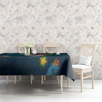 Cat Galaxy Christmas Tablecloth Xmas Holiday Patterns - Wonder Print Shop