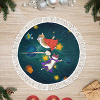 Cat Galaxy Christmas Tree Skirt Xmas Holiday Patterns - Wonder Print Shop
