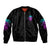 Warning Kinda Crazy Skull Bomber Jacket - Wonder Print Shop