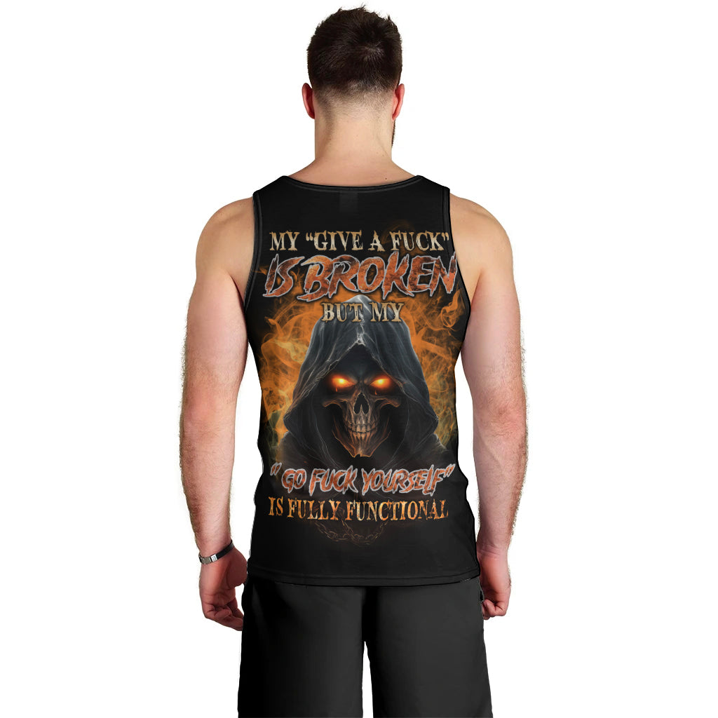 My Give A F Reaper Fire All Men Tank Top - Wonder Print Shop