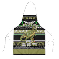 Christmas T Rex Tree Apron Xmas Holiday Patterns - Wonder Print Shop