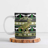Christmas T Rex Tree Ceramic Mug Xmas Holiday Patterns - Wonder Print Shop