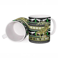 Christmas T Rex Tree Ceramic Mug Xmas Holiday Patterns - Wonder Print Shop