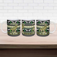Christmas T Rex Tree Ceramic Mug Xmas Holiday Patterns - Wonder Print Shop