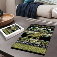 Christmas T Rex Tree Puzzle Xmas Holiday Patterns - Wonder Print Shop