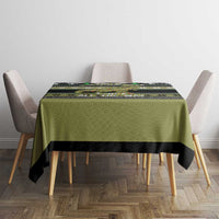 Christmas T Rex Tree Tablecloth Xmas Holiday Patterns - Wonder Print Shop