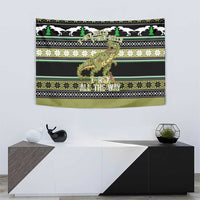 Christmas T Rex Tree Tapestry Xmas Holiday Patterns - Wonder Print Shop