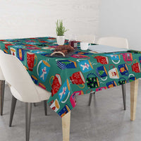 Christmas Teapot Group Tablecloth Xmas Holiday Patterns - Wonder Print Shop