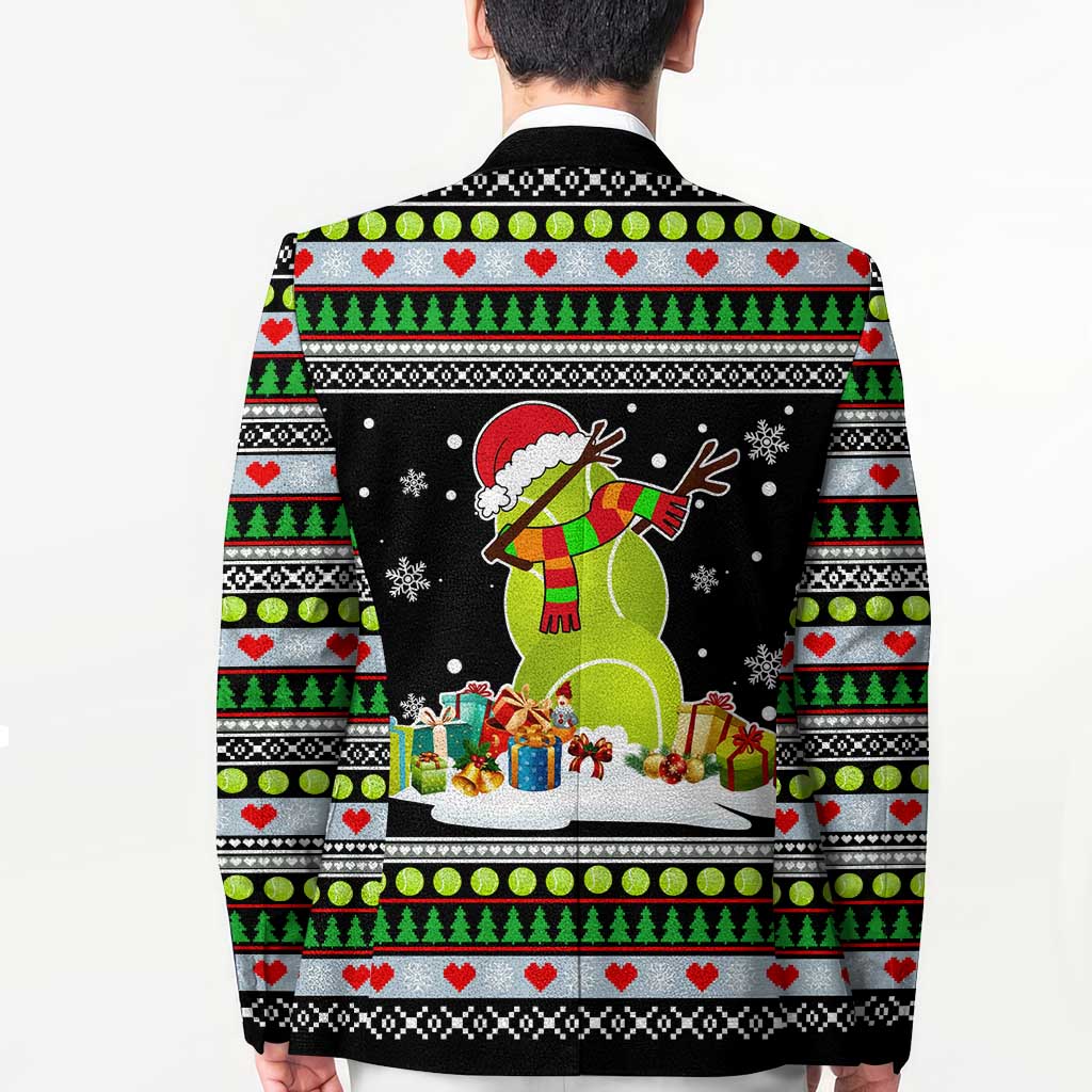 Christmas Tennis Snowman Blazer Xmas Holiday Patterns - Wonder Print Shop