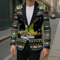 Christmas Tennis Snowman Blazer Xmas Holiday Patterns - Wonder Print Shop