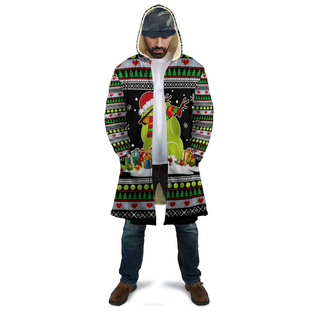 Christmas Tennis Snowman Cloak Xmas Holiday Patterns - Wonder Print Shop