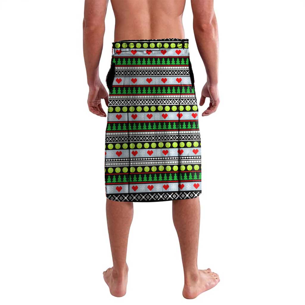 Christmas Tennis Snowman Lavalava Xmas Holiday Patterns - Wonder Print Shop
