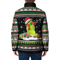 Christmas Tennis Snowman Padded Jacket Xmas Holiday Patterns - Wonder Print Shop