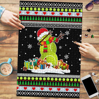 Christmas Tennis Snowman Puzzle Xmas Holiday Patterns - Wonder Print Shop