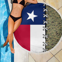 Christmas Texas Camo Beach Blanket Xmas Holiday Patterns - Wonder Print Shop