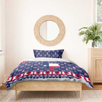 Christmas Texas Map Symbols Bedding Set Xmas Holiday Patterns - Wonder Print Shop